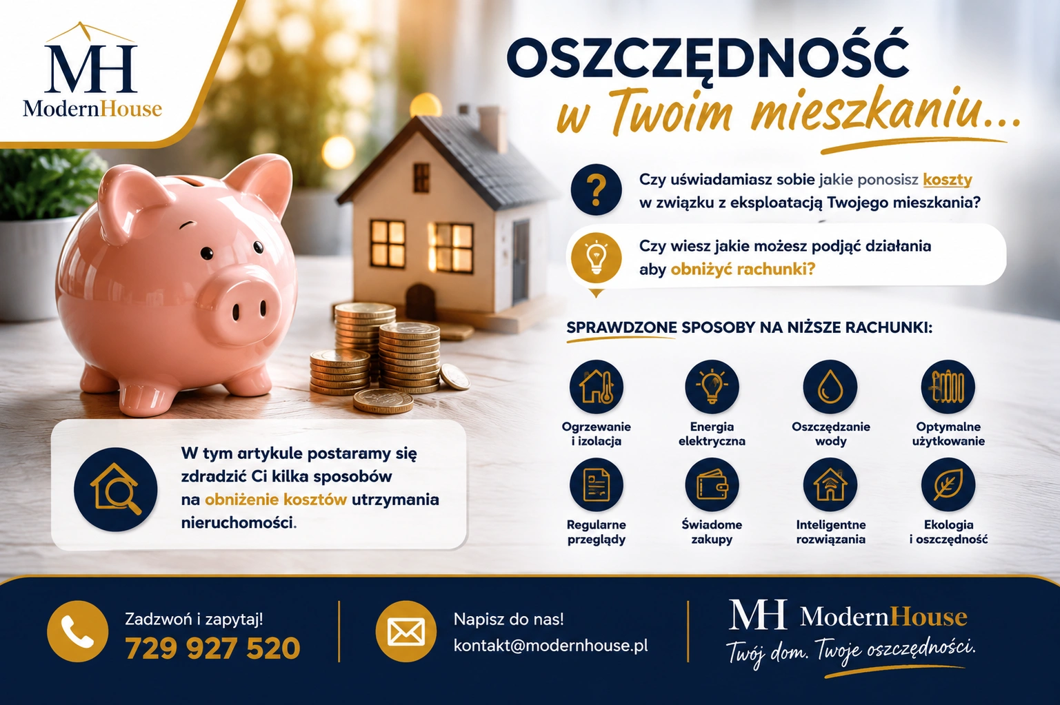 Oszczędność w mieszkaniu - jak obniżyć koszty utrzymania nieruchomości